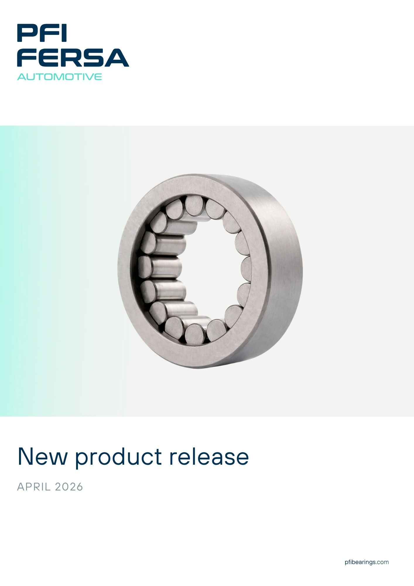 New Product Release April 2026 PFI
